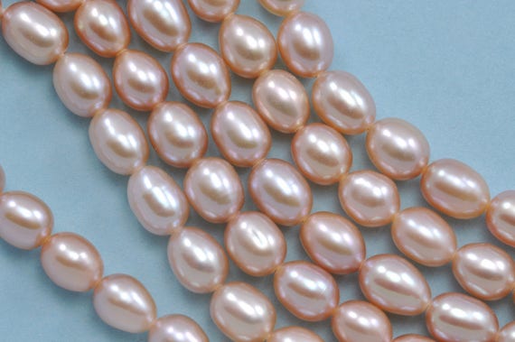 7mm Oyster Dusty Pink Baroque Nugget Freshwater Pearls Beads A Jewellery Making