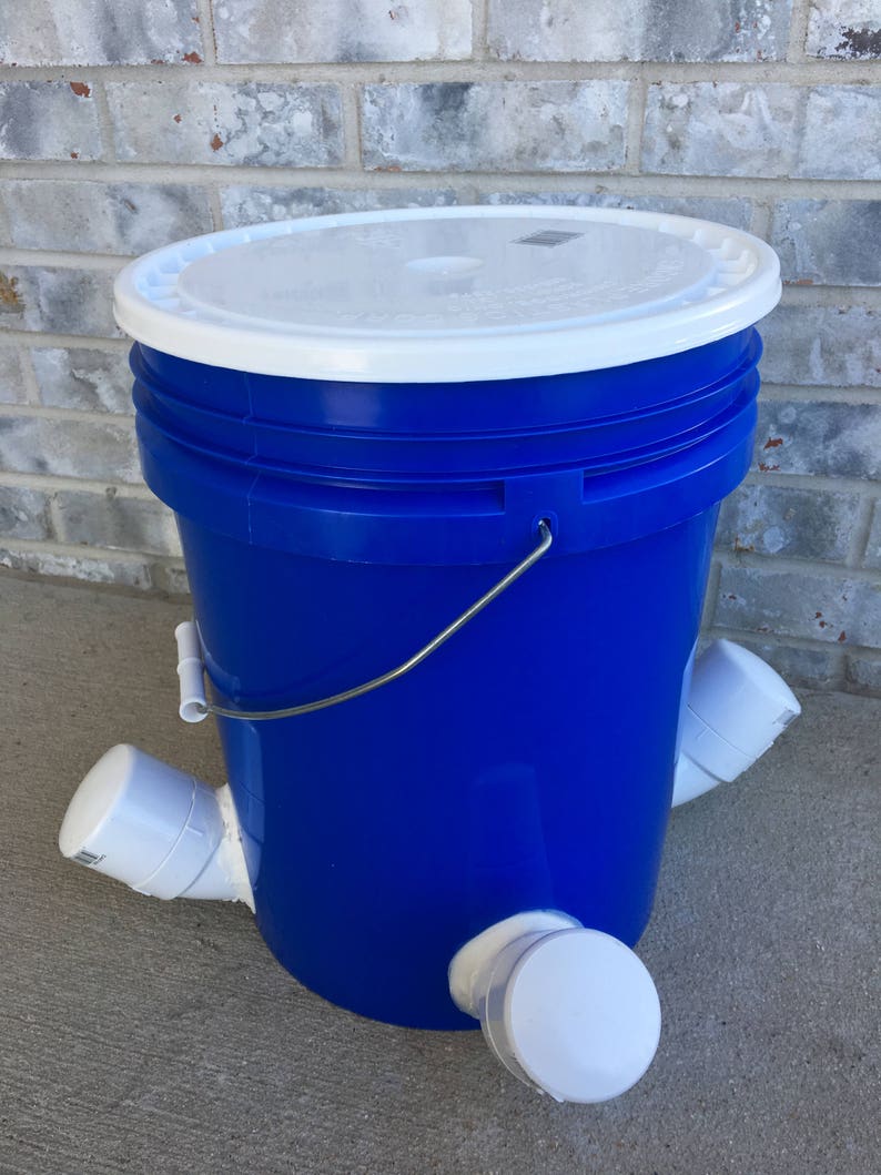 Automatic Chicken Poultry Feeder Bucket 4th Of July Special Etsy