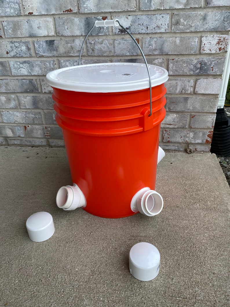 SPRING CHICKEN Poultry FEEDER Bucket Especial de Acción de Etsy