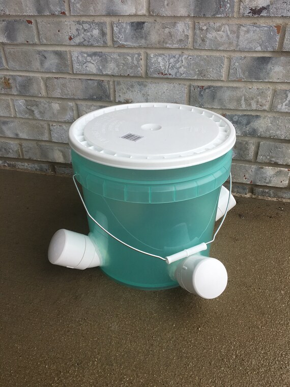 Automatic Chicken Feeder Translucent Green Feeder Black Etsy