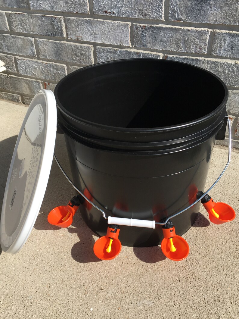 4 Pc Automatic Chicken Water Feeders 3 5 Gallon Cyber Monday Etsy