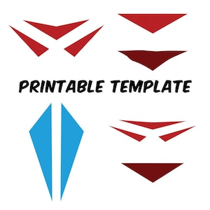 Chevrons TEMPLATE - Digital Download