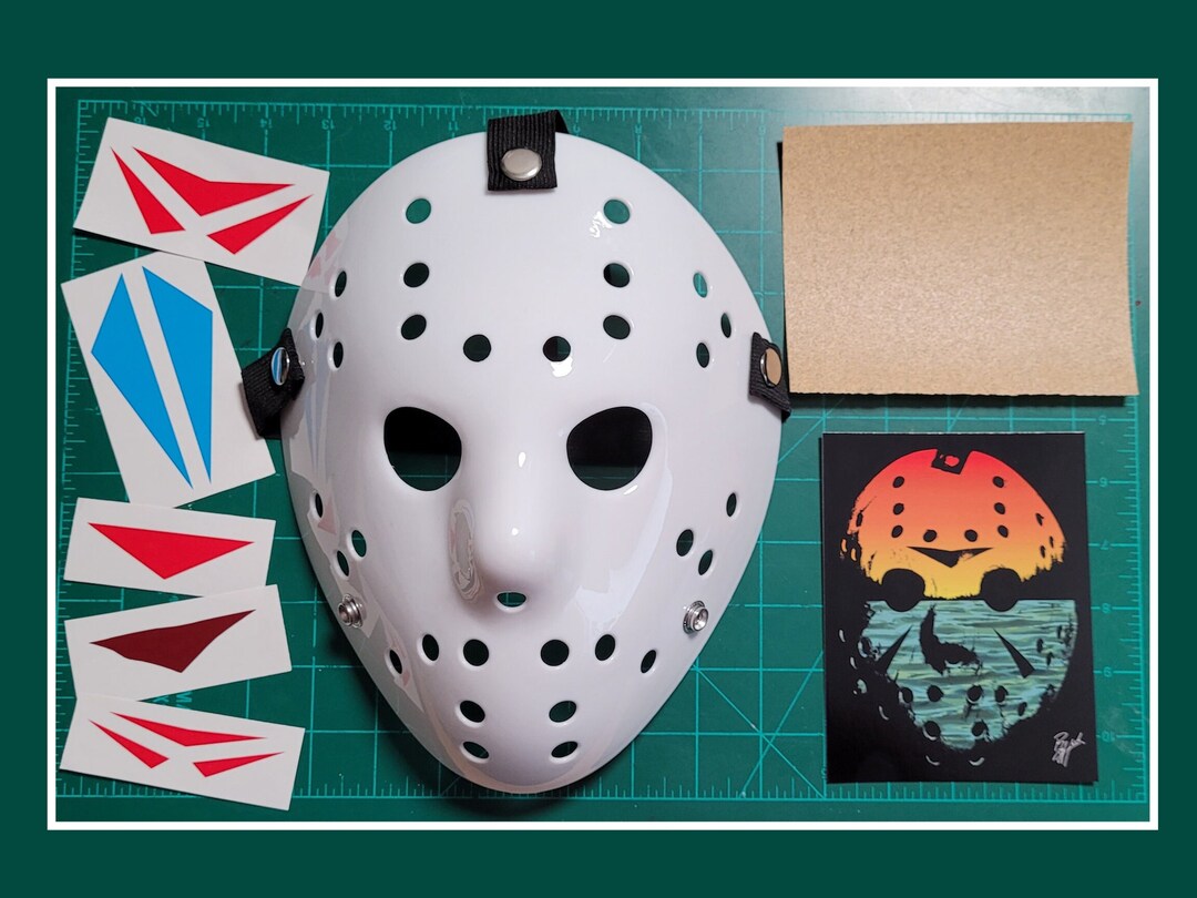 Blank Plastic Jason Style Hockey Mask W/ Optional Chevrons - Etsy New ...
