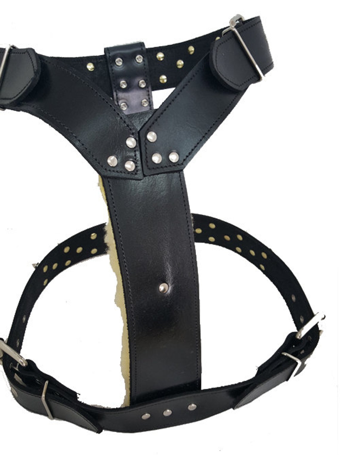 Spiked Leather Dog Harness Made In The USA and Waterproof Etsy