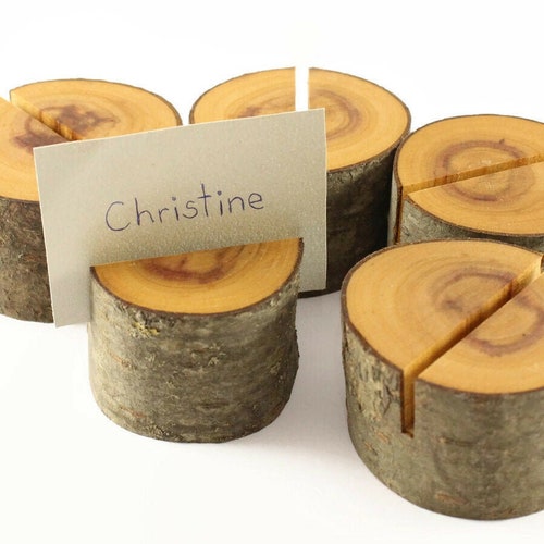 Set of 10 Table Card Holders Wedding Card Holders Rustic Etsy