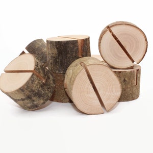 Set di 10 portata da tavolo / Porta biglietti di nozze / Portanominali rustici / Porta carte da sposa rustiche