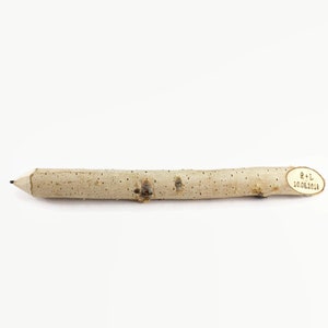 Personalized wooden pencils | Rustic wedding decors | Rustic pencils | Birch pencil | Birch decoration | Wedding decors from birch