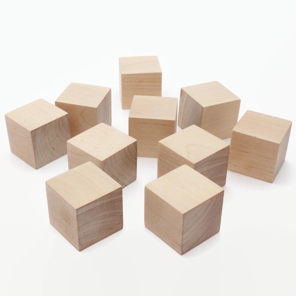 Wooden Cubes - Etsy