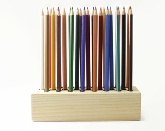 Ash tree pencil holder | Pen holder | Wooden desk decor | Wood decor | Wooden office organizer | Pencil storage | Desk storage