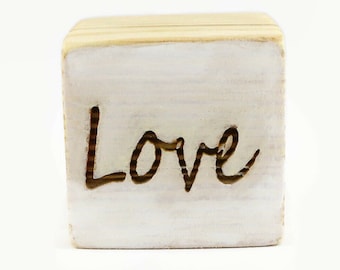 Wooden love blocks. personalized valentines day blocks. love wood blocks. romantic blocks. Valentines gift idea