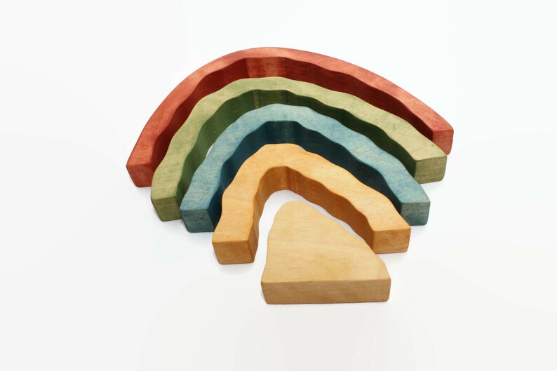 Wooden Toy Rainbow | Wooden Toys | Educational Toy | Stacking Toy ...