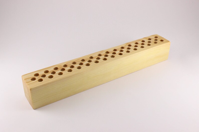 Large Wooden Pencil Holder Big Pencil Holder Desk Decor Etsy