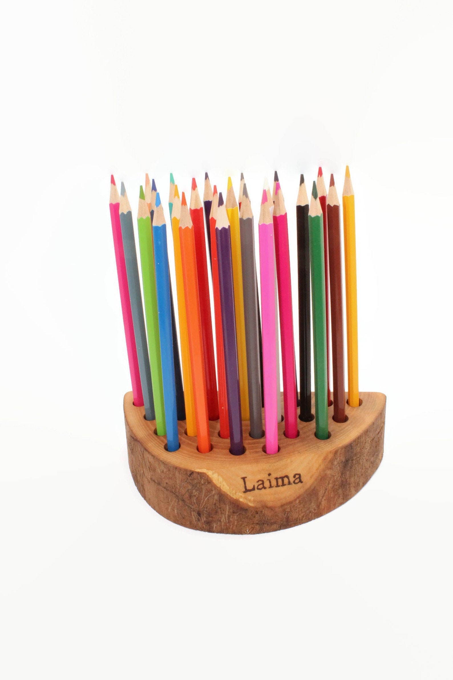 Personalized Wooden Pencil Holder Home Decor Pen Holder Etsy