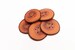 Set of 5 plum wooden buttons | 1.8 -2.4 ' | Wood buttons | Eco friendly buttons | Buttons made of slices 