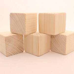 5 inch wooden blocks