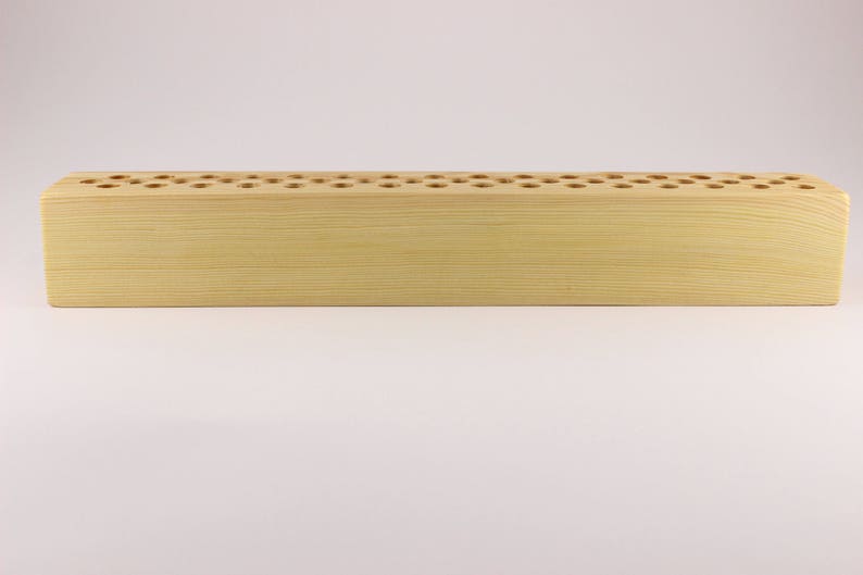 Large Wooden Pencil Holder Big Pencil Holder Desk Decor Etsy