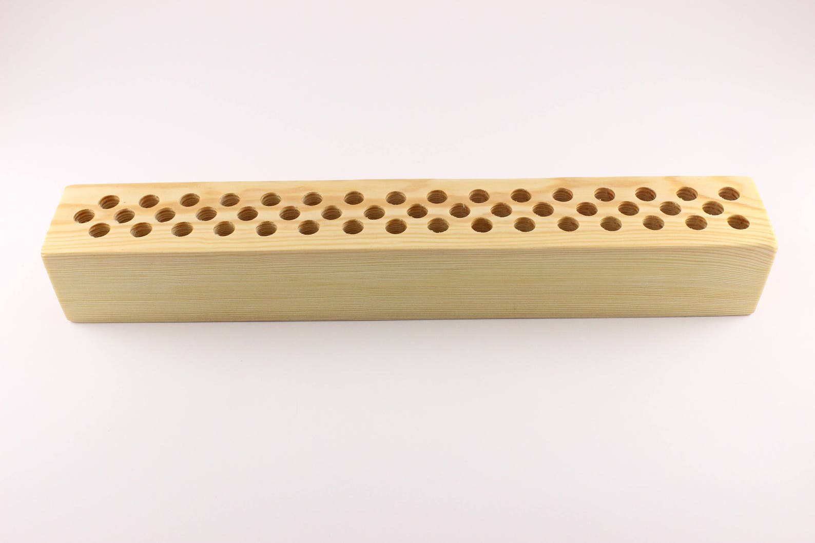 Large Wooden Pencil Holder Big Pencil Holder Desk Decor Etsy