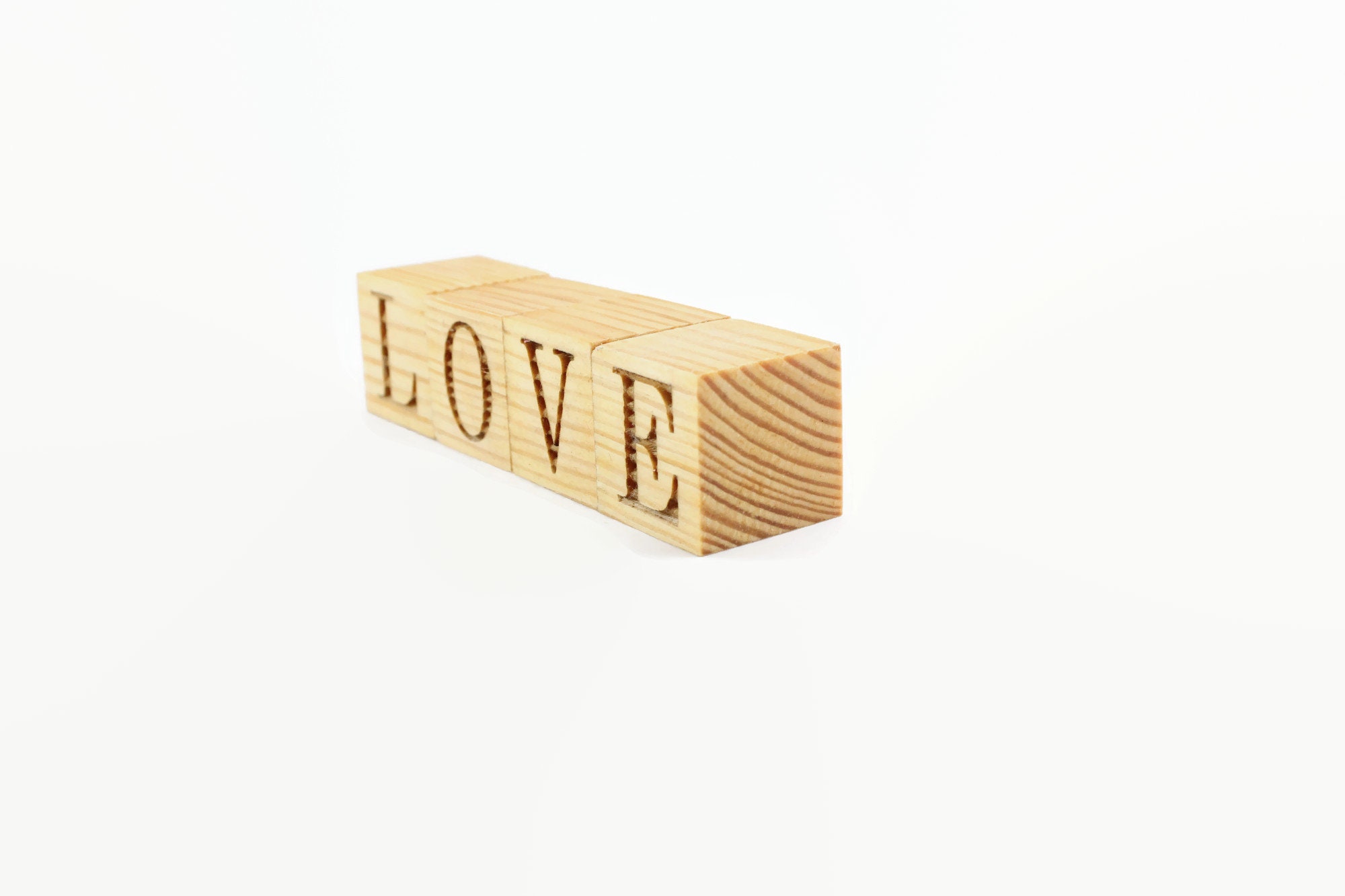 Engraved Block Letters Personalized Wooden Blocks | 1 Inch Letter Blocks | Engraved Letters ...