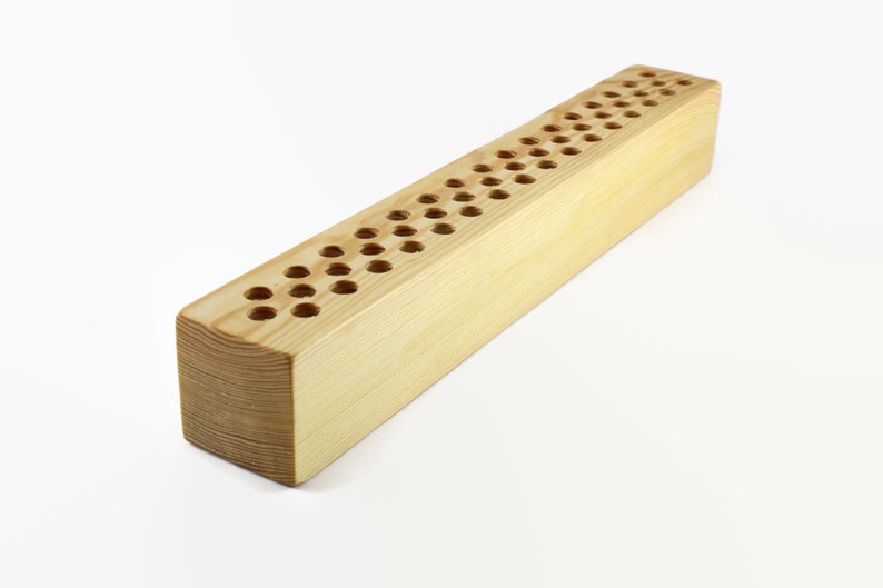 Large Wooden Pencil Holder Big Pencil Holder Desk Decor Etsy