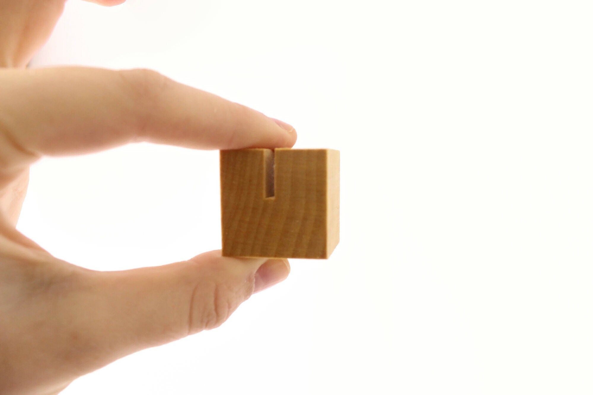 15 Kartenhalter Aus Holz - Für Hochzeiten, Menüs, Tischnummern, 7x2,3x1,7 Cm