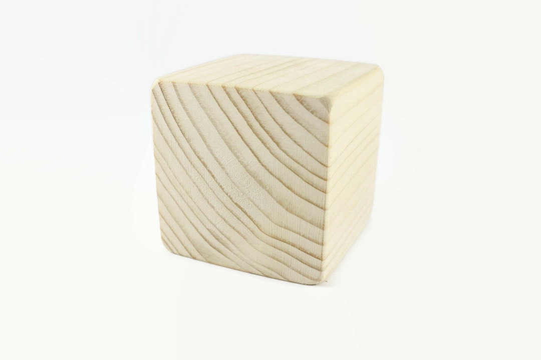 Big Wooden Blocks 2,7 7 Cm 70mm Blocks 70x70 Blocks 2,7 Inch Blocks