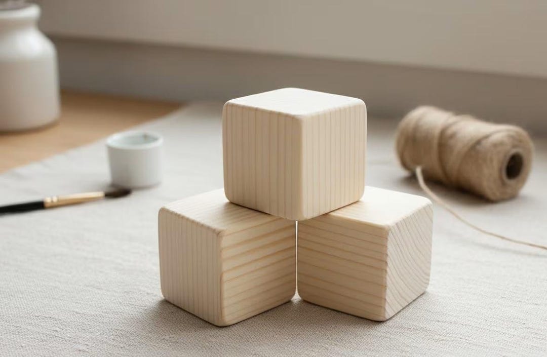 Unfinished Wooden Blocks | 2 
