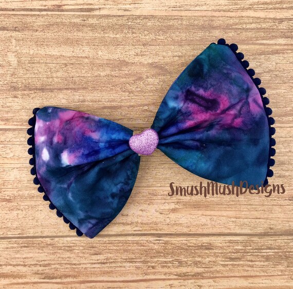 Tye Dye Tie Dye Hair Bow Etsy