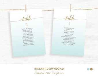 Table Assignment Template from i.etsystatic.com