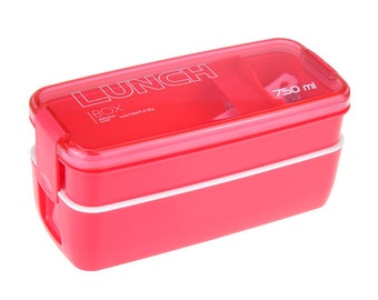 750ml Lunch Box Food Storage Container Microwave Oven Bento Boxes