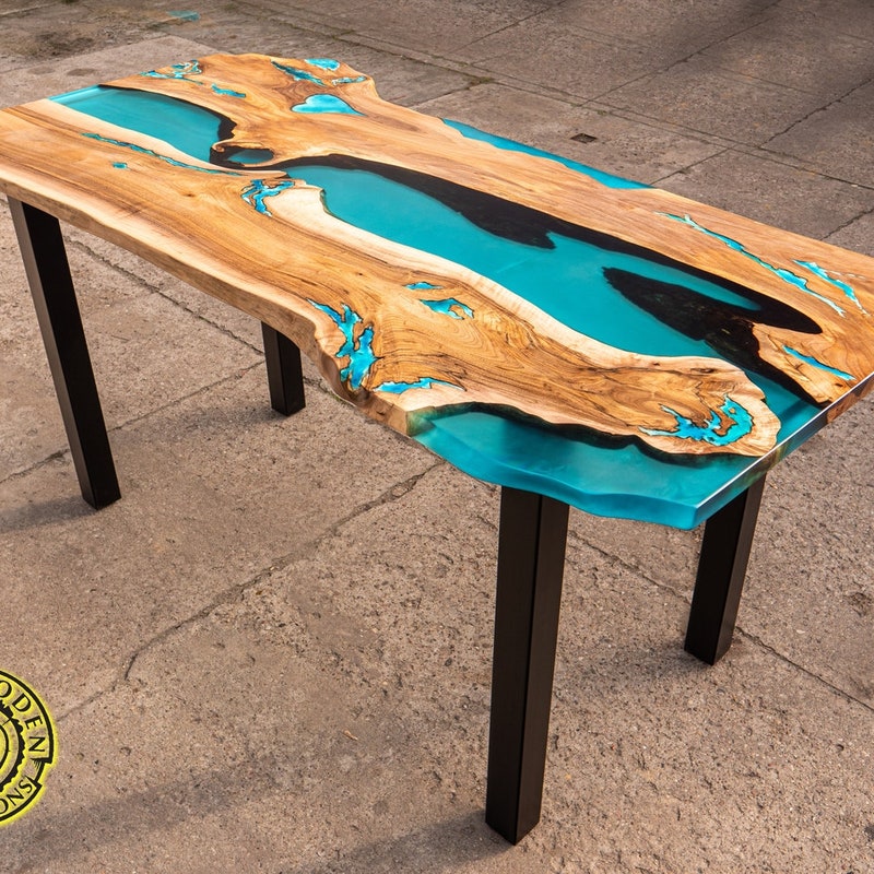 Led Resin Table - Etsy
