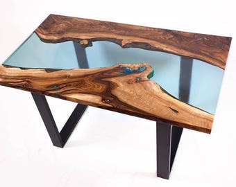Live edge walnut coffee table - AVAILABLE