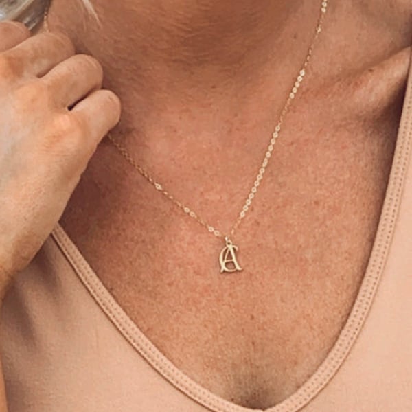 Double Initial Necklace • Two Initial Necklace • Two Letter Initial Necklace • Dainty Initial Necklace • Initial Necklace