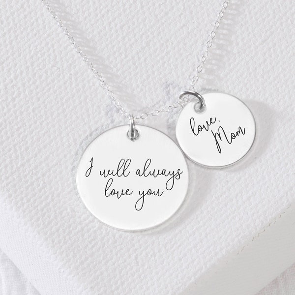 Signature Necklace • Signature Jewelry • Handwriting Jewelry • Actual Handwriting • Hand Writing