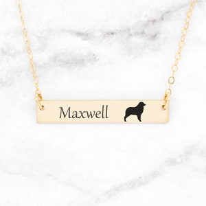 Australische Reine Halskette, Hund Halskette, Schäferhund Halskette, Tier Halskette, personalisierte Hund Liebhaber Geschenk