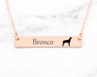 Great Dane Necklace, Dog Necklace, Great Dane Pendant, Pet Jewelry, Dog Charm, Pet Necklace, Dog Lover Gift, Great Dane Dog Charm