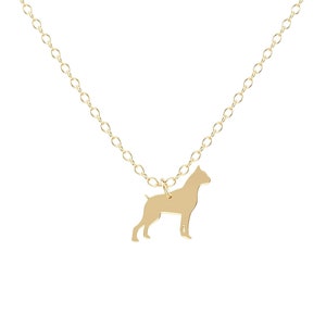 Boxer Necklace • Custom Dog Necklace • Dog Necklace • Dog Pendant