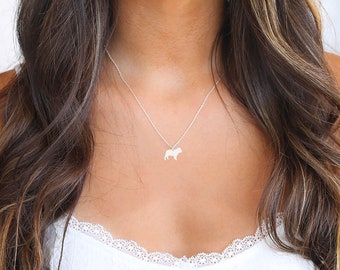 believe by brilliance french bulldog necklace