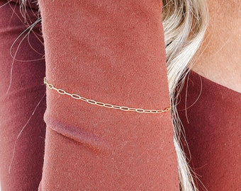Braccialetto con Nome Charli con Catena a Cuori per Ragazze in Argento Placcato Oro Rosa