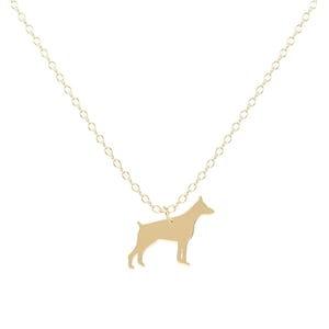 Doberman Necklace • Custom Dog Necklace • Dog Necklace • Dog Pendant