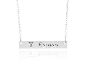 Collana di infermiera, infermiera apprezzamento, RN collana, un regalo di laurea personalizzato per infermiere, infermiere gioielli