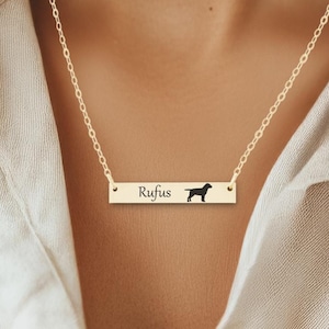 Labrador Necklace • Pet Necklace • Labrador Retriever Jewelry • Custom Dog Jewelry • Labrador Gift • Dog Pendant