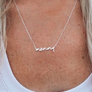 White gold mum necklace hot sale