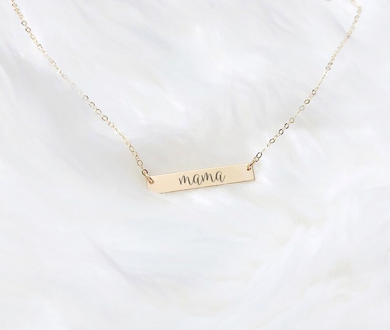Gold Mama Marquis Necklace main image 1