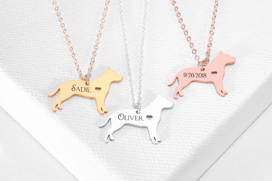 Personalized Dog Necklace Any Breed Dog Best Friend Etsy