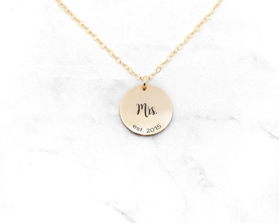 Mrs necklace on sale