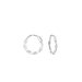 thumbnail image 2 of Genuine 925 Sterling Silver 12mm Twisted Hoop Huggie Earrings – Clip-On, Gold Or Silver 2 of 6