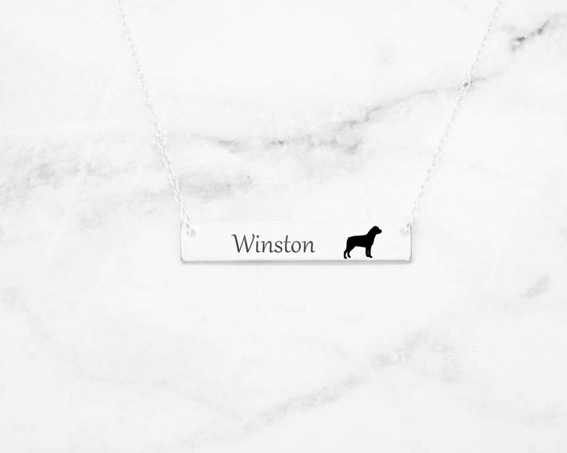 Puppy Necklace Dog Charm Rottweiler Lover Rottweiler Necklace Rottweiler Jewelry Pet Lover Charm Dog Pendant