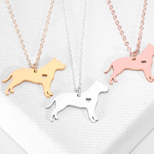 Personalized Dog Necklace • Any Breed • Dog Best Friend Necklace • Dog Memorial Necklace • Custom Engraved Dog Charm Pendant Jewelry