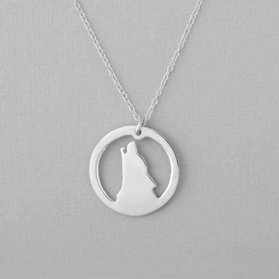 collier argent loup collier argent loup