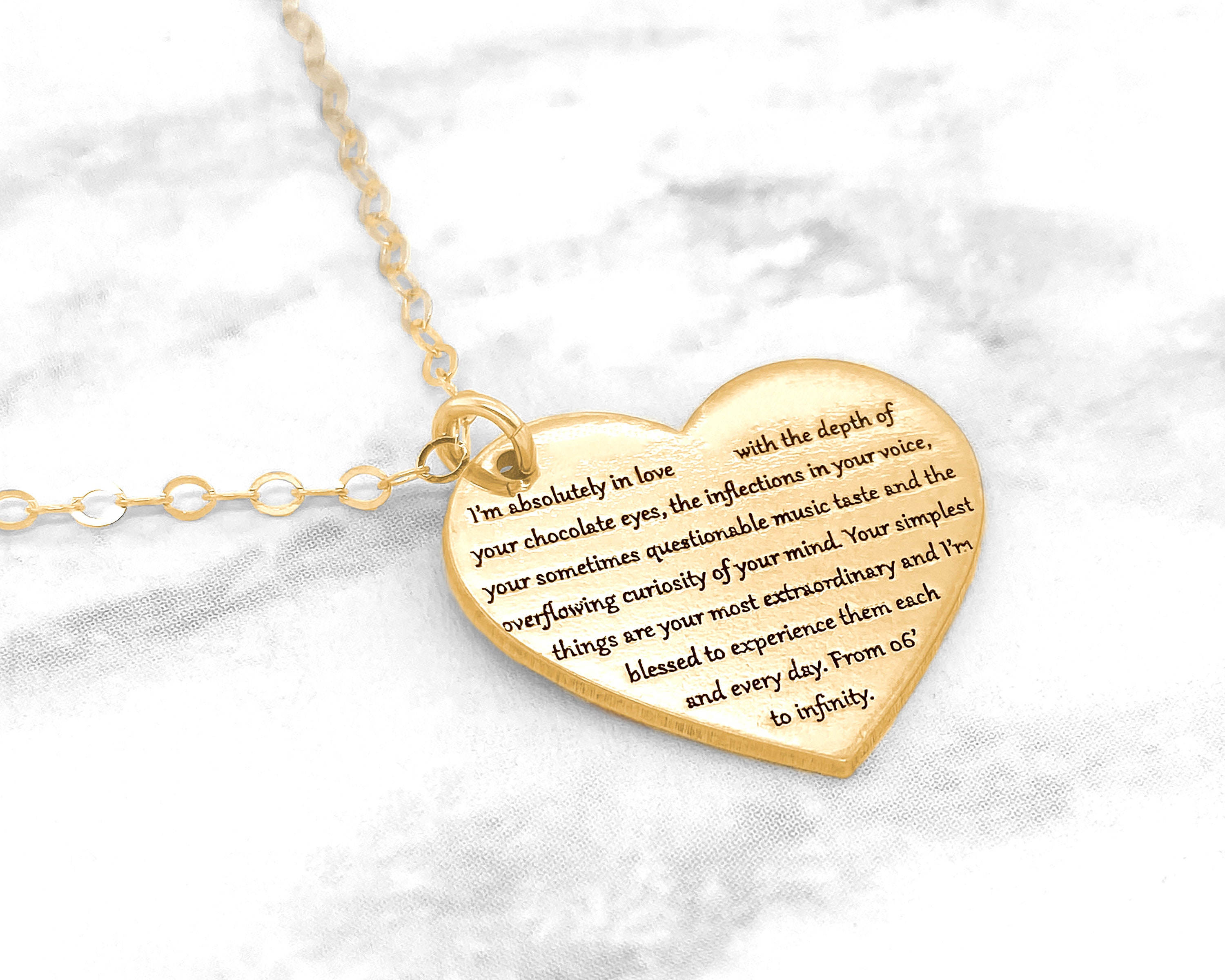 Inscribed Necklace First Dance Lyrics Necklace A Song Poem Etsy